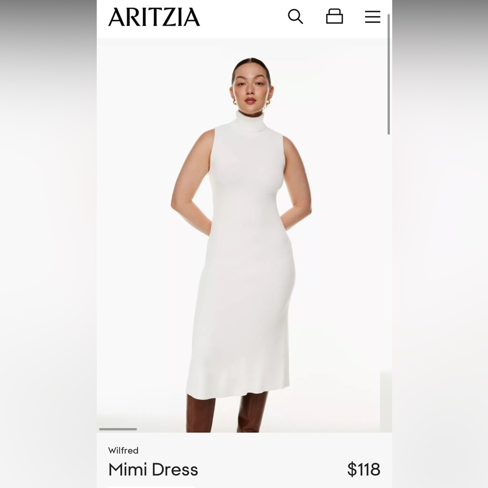 COPY - Aritzia Wilfred mimi dress xs